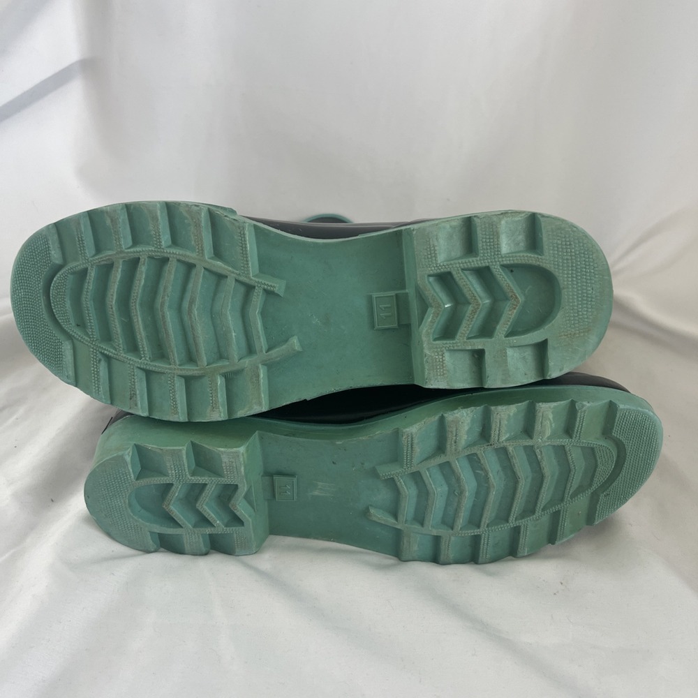 Ranger Women's‎ 11 Rain Boots black Green READ - Picture 7 of 10
